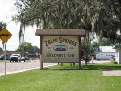 Zolfo Springs Welcome Sign